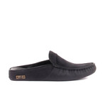 Men's Leather Suede Slip On Loafers // Dark Gray (Euro: 41)