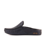 Men's Leather Suede Slip On Loafers // Dark Gray (Euro: 42)