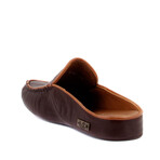 Men's Leather Slip On Loafers // Dark Brown (Euro: 43)