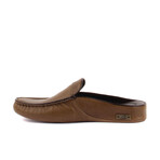 Men's Texturized Leather Slip On Loafers // Mink (Euro: 44)