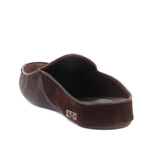 Men's Leather Suede Slip On Loafers // Dark Brown (Euro: 43)