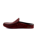 Men's Leather Slip On Loafers // Burgundy (Euro: 40)