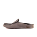 Men's Leather Slip On Loafers // Dark Gray (Euro: 41)