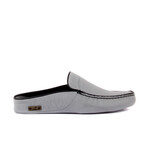 Men's Leather Slip On Loafers // Light Gray (Euro: 41)