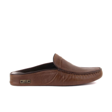 Men's Leather Slip On Loafers // Brown (Euro: 40)