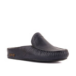 Men's Leather Slip On Loafers // Dark Blue (Euro: 45)