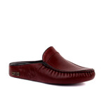 Men's Leather Slip On Loafers // Burgundy (Euro: 45)