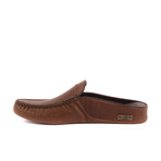 Men's Leather Suede Slip On Loafers // Light Tan (Euro: 40)