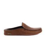 Men's Leather Suede Slip On Loafers // Light Tan (Euro: 45)