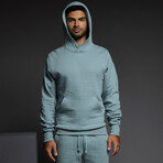 Dual Layer Hoodie // Dusty Blue (2XL)