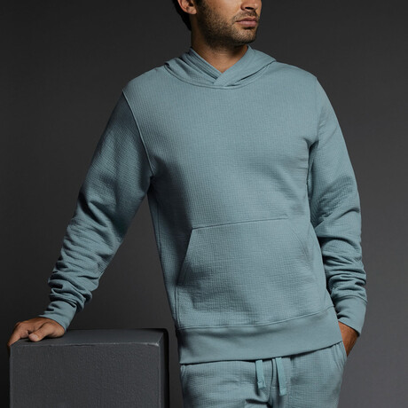 Dual Layer Hoodie // Dusty Blue (S)