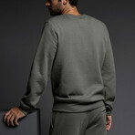 Dual Layer Crewneck Sweatshirt // Gunmetal (M)