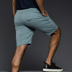 Dual Layer Shorts // Dusty Blue (S)