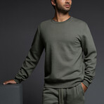 Dual Layer Crewneck Sweatshirt // Gunmetal (2XL)