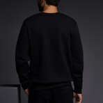 Dual Layer Crewneck Sweatshirt // Black (M)