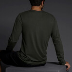 Long Sleeve Crewneck T-Shirt // Beluga Grey (M)