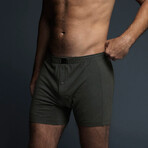 Fly Front Boxer // Beluga Grey (M)