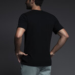 Easy Mesh Short Sleeve Crewneck T-Shirt // Black (S)