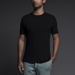 Easy Mesh Short Sleeve Crewneck T-Shirt // Black (M)