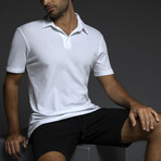 Easy Mesh Polo // White (M)