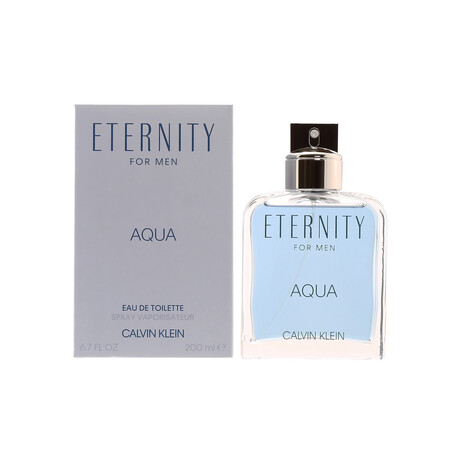 Men's Fragrance // Calvin Klein // Eternity Aqua Men EDT Spray // 6.7 oz