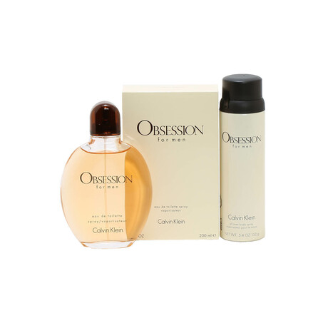 Men's Fragrance Duo // Calvin Klein // Men's Duo Obsession // 6.7 oz Spray + Body Spray 5.4 oz