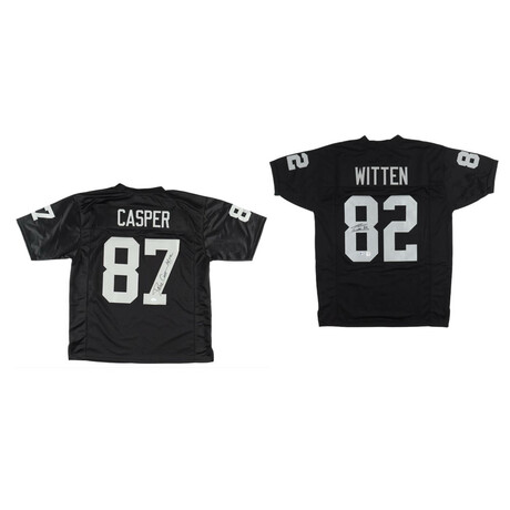 Dave Casper Signed Raiders Jersey, & Jason Witten Signed Raiders Jersey