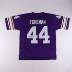 Adrian Peterson Signed Viking Jersey, Adrian Peterson Signed Vikings 16x20 Photo & Chuck Foreman Signed Vikings Jersey