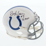 Bert Jones Signed Colts Jersey, Bert Jones Signed Colts 8x10 Photo, Bert Jones Signed NFL Football, & Bert Jones Signed Colts Speed Mini Helmet