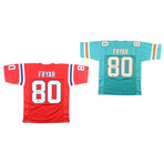 Irving Fryar Signed Dolphins Jersey & Irving Fryar Signed Patriots Jersey