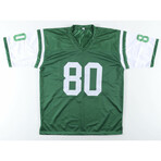 Richard Todd Signed Jets Jersey, Ken O'Brien Signed Jets Jersey, & Wayne Chrebet Signed Jets Jersey