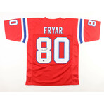 Irving Fryar Signed Dolphins Jersey & Irving Fryar Signed Patriots Jersey