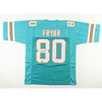 Irving Fryar Signed Dolphins Jersey & Irving Fryar Signed Patriots Jersey