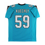 Luke Kuechly Signed Panthers Jersey  & Luke Kuechly Signed Panthers Mini Helmet