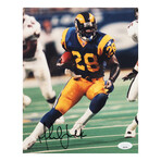 Marshall Faulk Signed Rams Jersey & Marshall Faulk Signed Rams 8x10 Photo