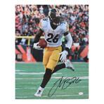 Le'Veon Bell Signed Steelers Jersey & Le'Veon Bell Signed Steelers 16x20 Photo