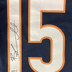 Brandon Marshall Signed Bears Jersey  & Brandon Marshall Signed Bears Flash Alternate Speed Mini Helmet