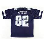 Jason Witten Signed Cowboys Jersey & Jason Witten Signed Cowboys Flash Alternate Speed Mini Helmet