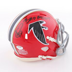 Andre Rison Signed Falcons Jersey & Andre Rison Signed Falcons Speed Mini Helmet