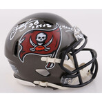 Derrick Brooks Signed Bucs Jersey & Derrick Brooks Signed Buccaneers 97-13 Throwback Bucs Speed Mini Helmet