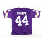 Chuck Foreman Signed Vikings Jersey, Tommy Kramer Signed Vikings Jersey, & Darrin Nelson Signed Vikings Jersey