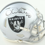 Darren Waller Signed Raiders Jersey  & Darren Waller Signed Raiders Speed Mini Helmet