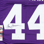 Chuck Foreman Signed Vikings Jersey, Tommy Kramer Signed Vikings Jersey, & Darrin Nelson Signed Vikings Jersey