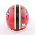 Andre Rison Signed Falcons Jersey & Andre Rison Signed Falcons Speed Mini Helmet