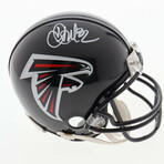 Jamal Anderson Signed Jersey & Jamal Anderson Signed Falcons Mini Helmet