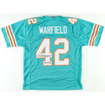 Paul Warfield Signed Browns Jersey & Paul Warfield Signed Dolphins Jersey