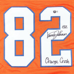 Rick Upchurch Signed Broncos Jersey, Rick Upchurch Signed Broncos Mini Helmet, & Vance Johnson Signed Broncos Jersey