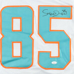 Mark "Super" Duper Signed Dolphins Jersey & Mark Clayton Signed Dolphins Jersey