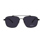 Shinola // Men´s Pilot Sunglasses // Matte Black + Grey Lenses