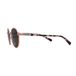 Shinola // Men´s Round Sunglasses // Rose Gold + Green Lenses